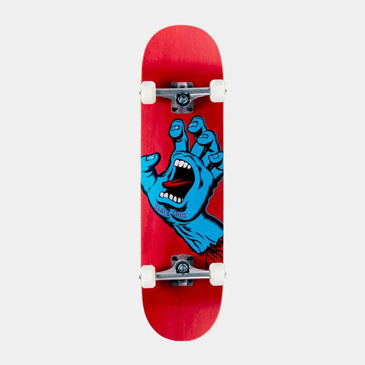Santa Cruz Complete Skateboard Kit 8" Red Screaming Hand w/ Bullet & Ricta Street Santa Cruz