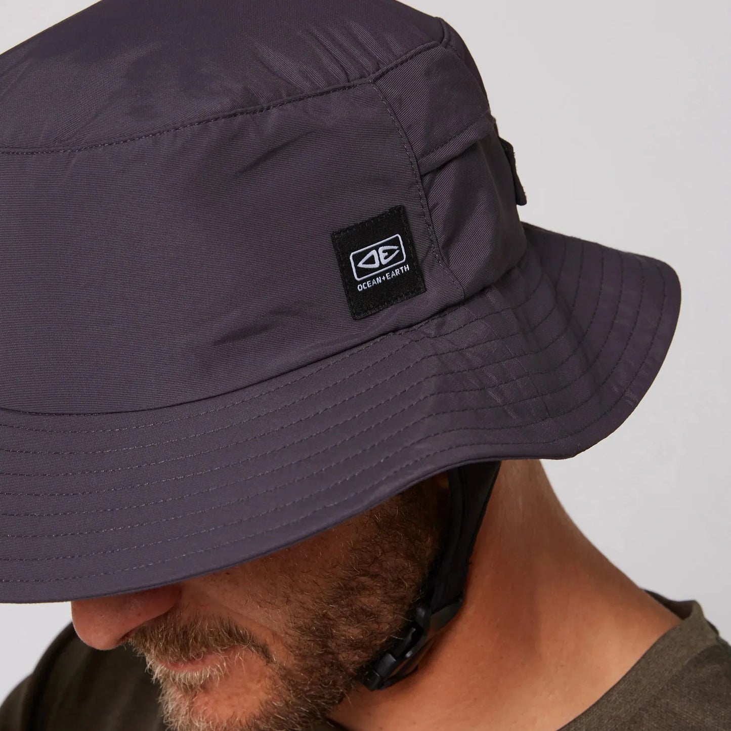 Ocean & Earth Indo Stiff Peak Surf Hat Grey