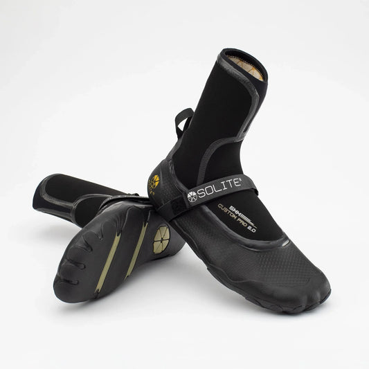5mm Custom Pro 2.0 Watersport Boots Wetsuit Hoods, Gloves & Boots Solite Boots UK US 5 | UK 4 Black/Gum