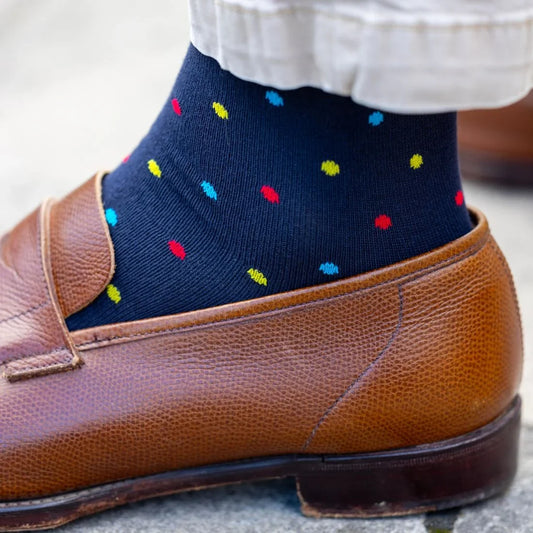 Multi Spotted Bamboo Socks Socks Swole Panda