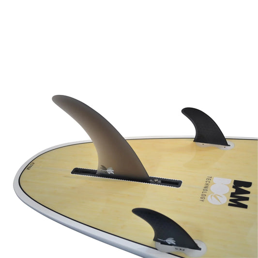 8inch Centre Fin Smokey Fibreglass + 2 Honeycomb side fins (FCS compatible) Surfboard Fins Circle One Surf