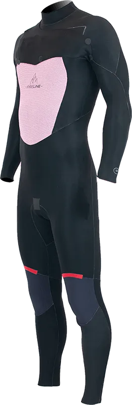 Alder Torch FX 5/4 Chest Zip Black & Blue Wetsuit - Bob Gnarly Surf