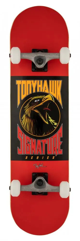 Tony Hawk SS 180 Complete Street Skateboard Bird Logo Red Double Kick Tony Hawk