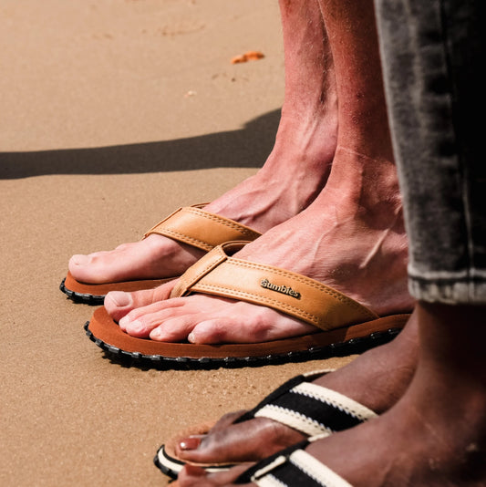 Vegovert Flip-Flops - Men's - Tan Vegovert Flip-Flops Gumbies