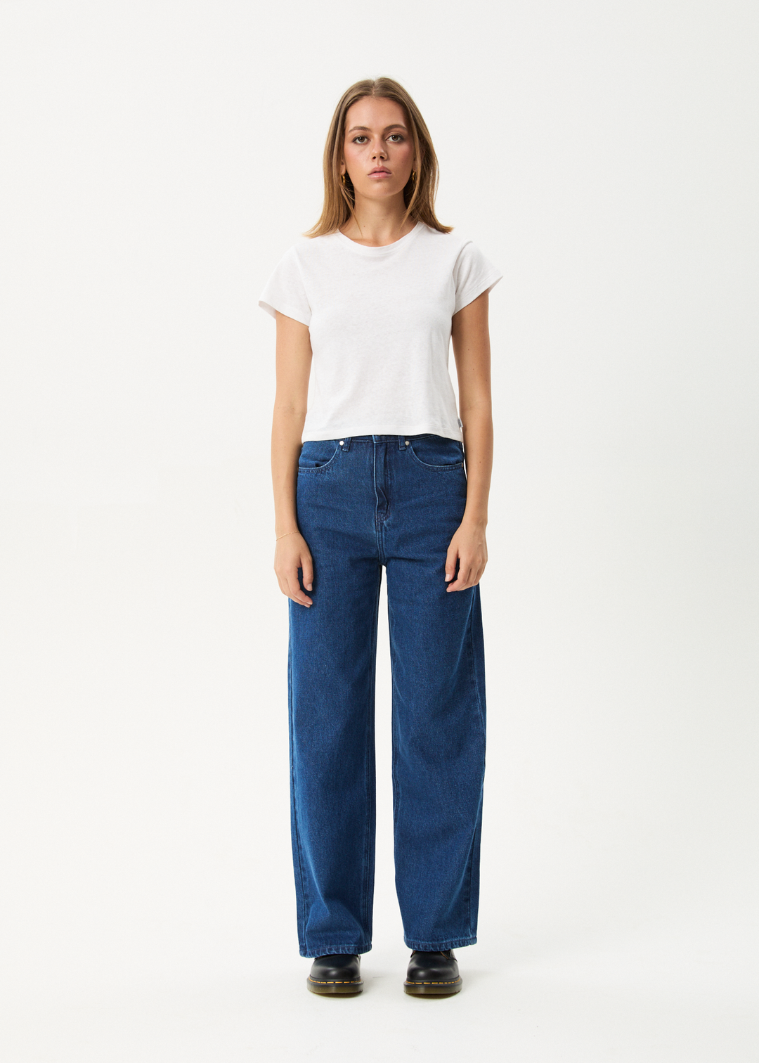 Afends Bella- Denim Wide Leg Baggy Jean ladies trousers AFENDS