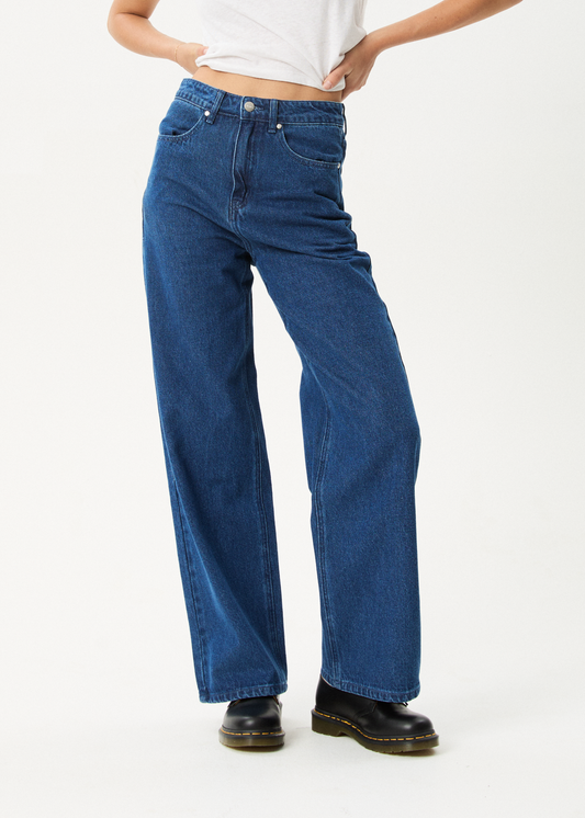 Afends Bella- Denim Wide Leg Baggy Jean ladies trousers AFENDS