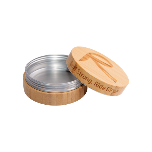 Rad Wax Bamboo Keepsafe Wax Tin | Surf Wax Storage Case Surf Wax Rad Wax