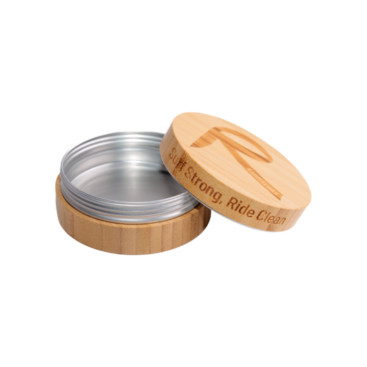 Rad Wax Bamboo Keepsafe Wax Tin | Surf Wax Storage Case Surf Wax Rad Wax