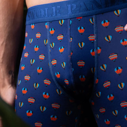 Bamboo Boxers - Hot Air Balloons Underwear Swole Panda