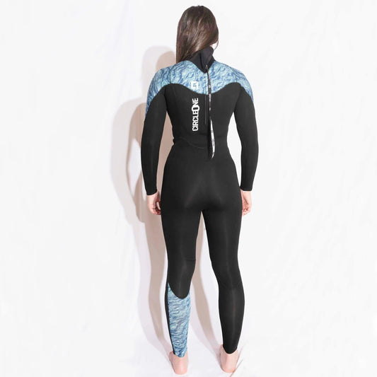 Womens 3/2mm Summer Wetsuit KONA GBS Back Zip Womens Wetsuit Circle One Surf
