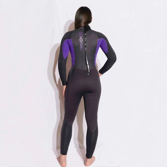 Womens 4/3mm Spring Wetsuit FAZE GBS Back Zip Womens Wetsuit Circle One Surf