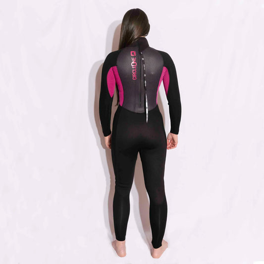 Womens 5/4mm Winter Wetsuit FAZE GBS Back Zip Womens Wetsuit Circle One Surf