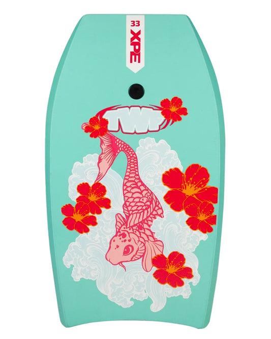 TWF 42" XPE Bodyboard with Leash | Adult Beginner Bodyboard Bodyboard TWF Fish