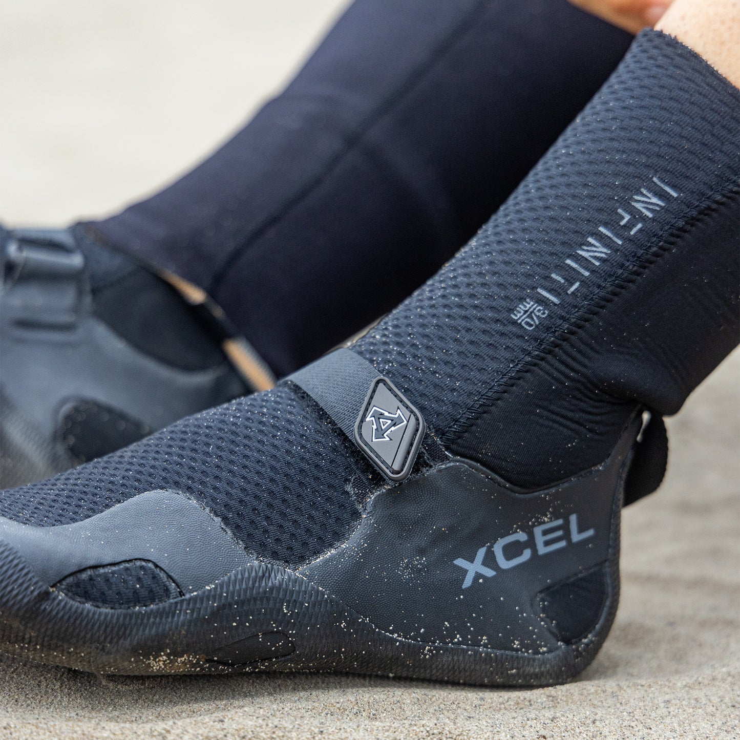 Xcel 5mm Infiniti Split Toe Wetsuit Boots Black Wetsuit Boots Xcel