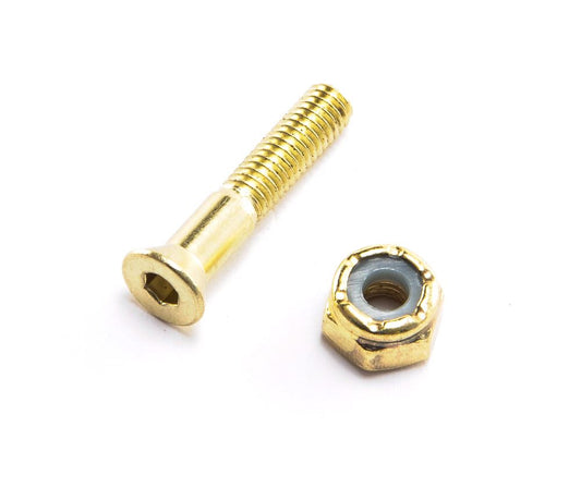 Venom Premium Hardware - Anodised - Gold Hardware, Truck Bolts Venom Skateboards