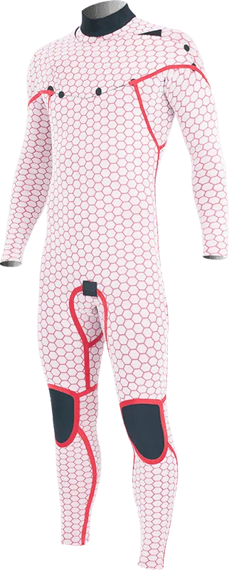 Alder Luxe Mens 5/4mm Black Wetsuit - Bob Gnarly Surf