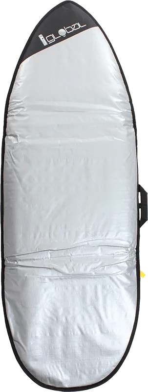 Global Thruster System 10mm Shortboard Surfboard Bag Black Grey Surfboard Cases & Bags Global