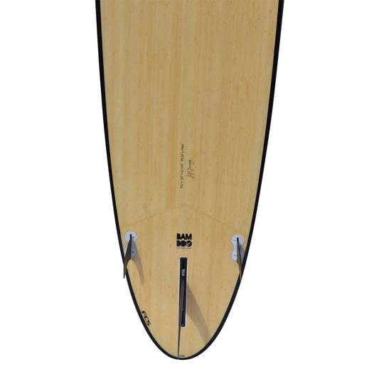9ft 6 Bamboo Round Pin Tail Longboard Surfboard Longboard Circle One Surf