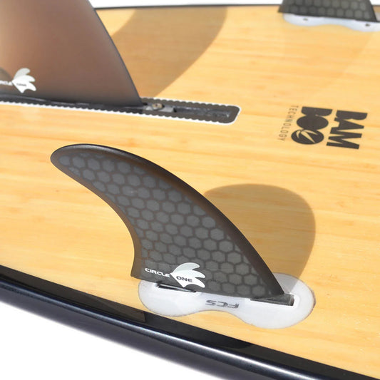 9ft Bamboo Round Pin Tail Longboard Surfboard Longboard Circle One Surf