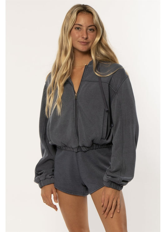 Sisstrevolution Thrill Ls Fleece Top ladies hood Sisstrevolution Starlight XS