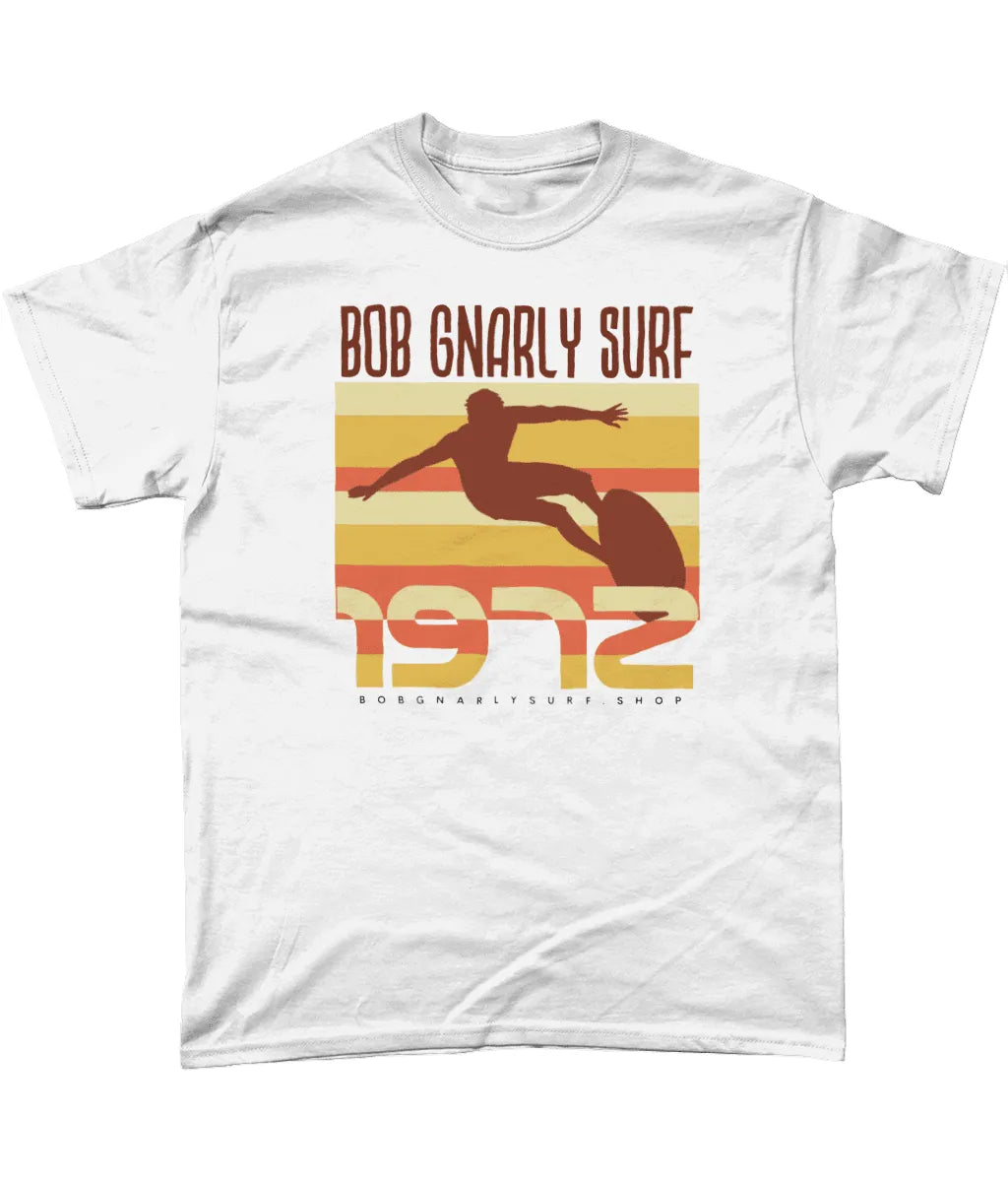 Bob Gnarly Surf Good Vintage 72 T-Shirt Bob Gnarly Surf White Small