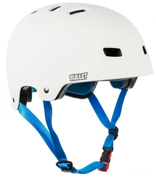 Bullet X Santa Cruz Helmet Classic Screaming Hand Matt White - Bob Gnarly Surf