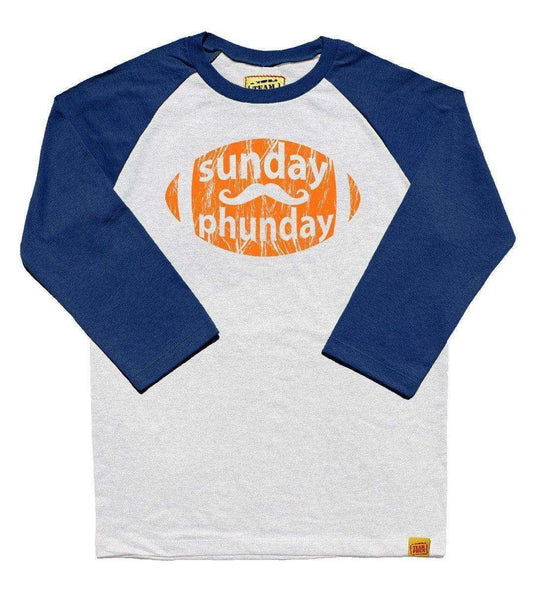 Team Phun Sunday phunday raglan tee long sleeve tee shirt Sunday Phunday White M