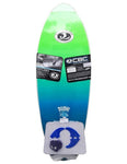 California Board Company CBC Sushi Fish FOam Surfboard 5ft 8 Green/Blue - Bob Gnarly Surf