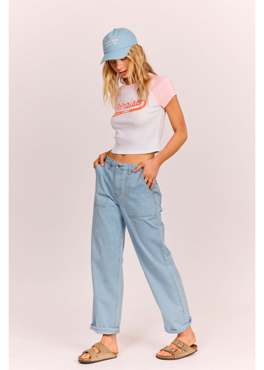Sisstr Yours Truly Denim Cap ladies hat Sisstr