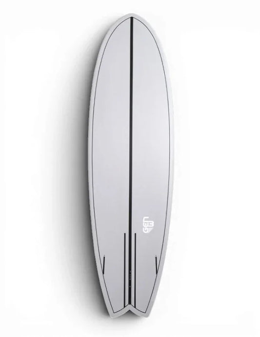Cortez Prism Cubin Surfboard Grey 6'3" Fish Cortez