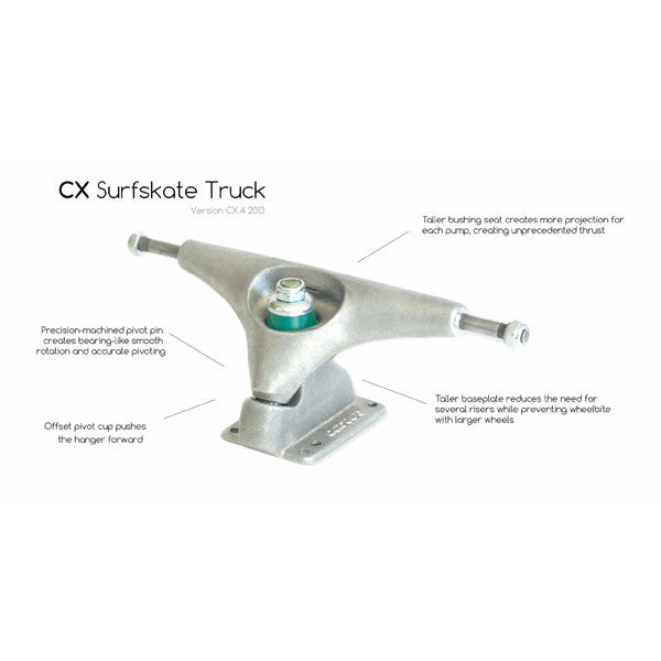 Carver Skateboards - 6.5" CX Truck Kit Skateboard Trucks Carver