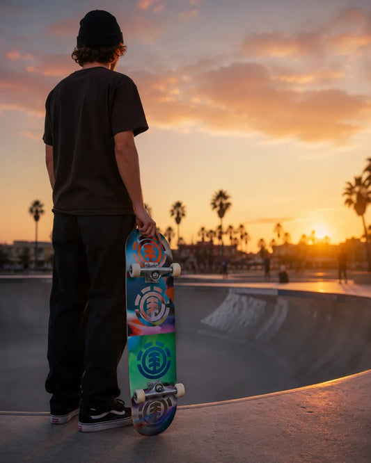 Element Complete Quadrant Flowers skateboard Element
