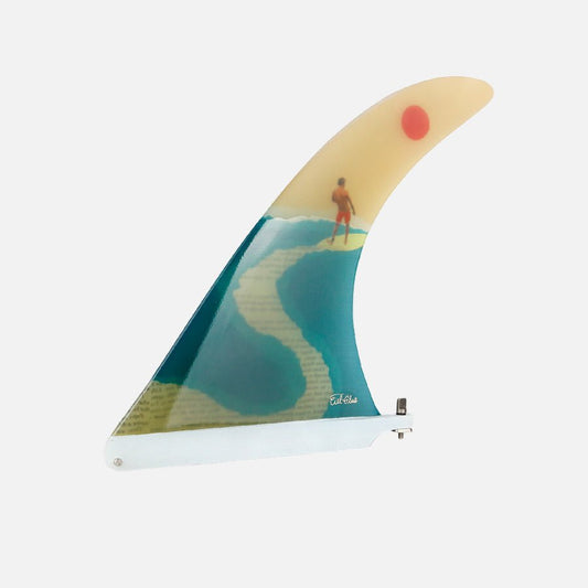Deflow Ciel Glue Cream 9,75" longboard fin Deflow Surf
