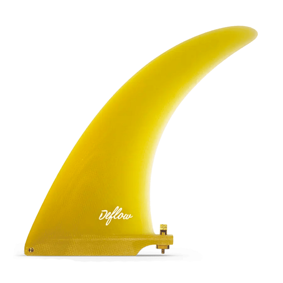 Deflow midhull 8.5" longboard fin longboard fin Deflow Surf Yellow 8.5"