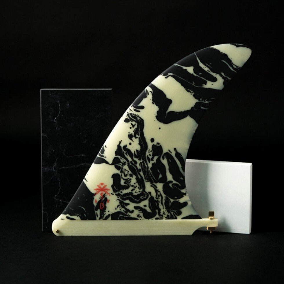 Deflow Self Surfboards longboard fin longboard fin Deflow Surf Yellow 9.75"