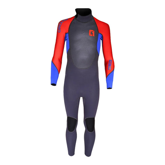 Kids 3/2mm Summer Wetsuit FAZE Full Length Kids Wetsuit Circle One Surf Red S