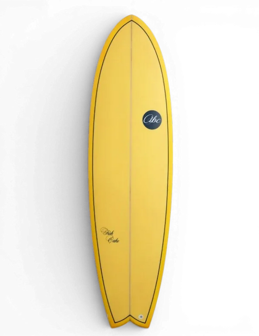 ABC Fishcake Surfboard Yellow 6'6" Fish ABC
