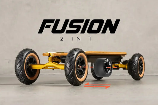 Fusion 2 in 1 Electric Skateboard Evolve Skateboards UK