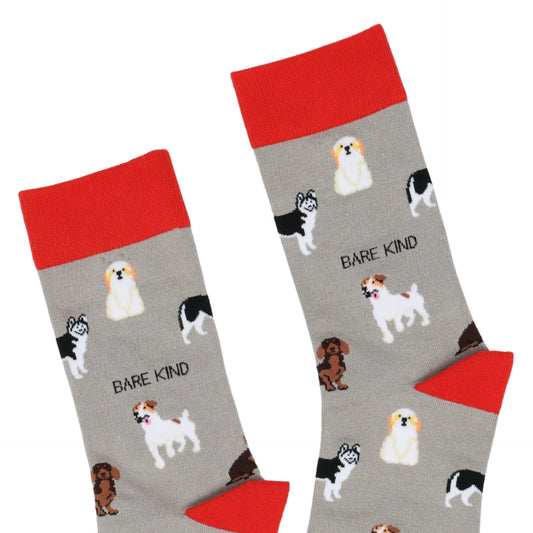 Save the Grey Dog Bamboo Socks Socks Bare Kind