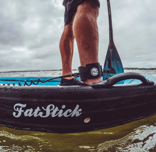 Coiled SUP Paddle Board Ankle Leash 10ft Sale items FatStick Boards