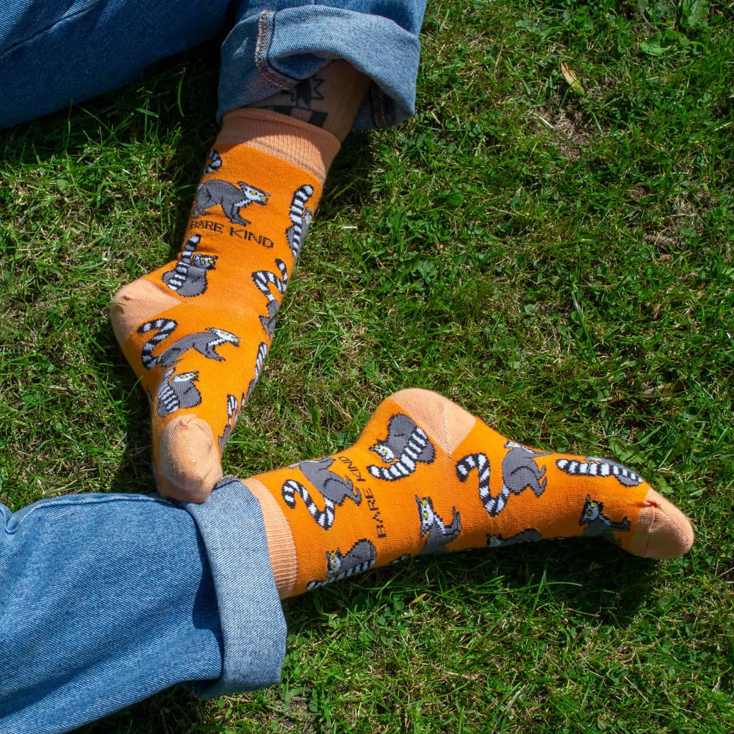Orange Lover 3 Bamboo Sock Set Socks Bare Kind