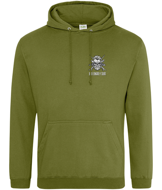 Bob Gnarly Surf Skull & Crossboards Classic Hoodie Hoodies Bob Gnarly Surf Khaki X-Small