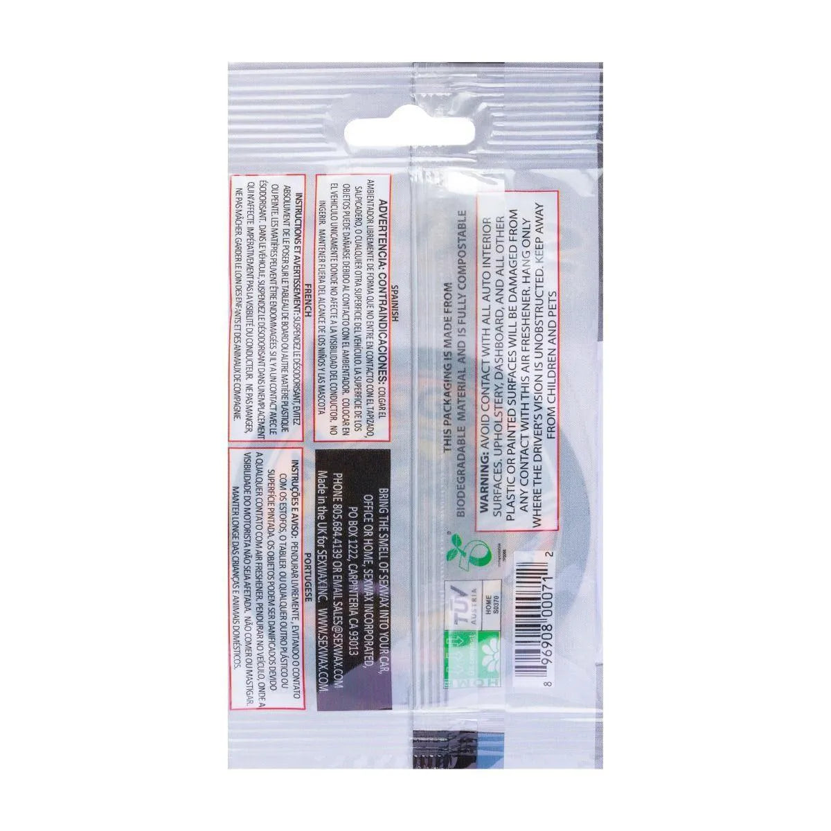 Mr Zogs Sex Wax Coconut Air Freshener - Bob Gnarly Surf