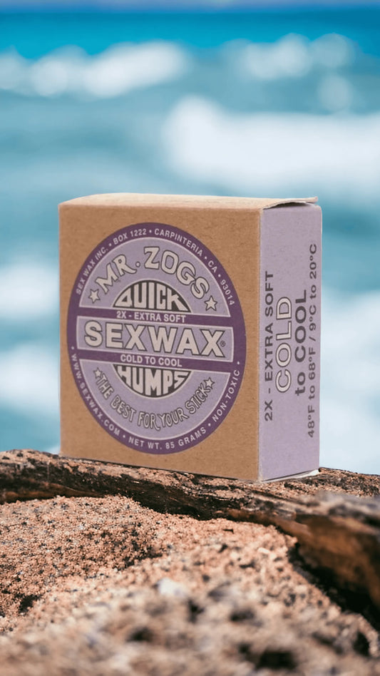 Mr Zogs Sex Wax Quick Humps - Cold / Cool Water Surf Wax Surfboard Wax Mr Zogs