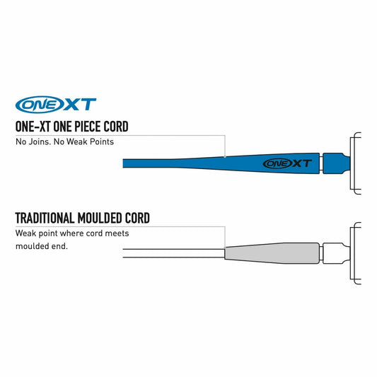 Ocean & Earth 6’0 Slim Line One-Xt Ultra Light Pro Comp Surf Leash Blue - Bob Gnarly Surf