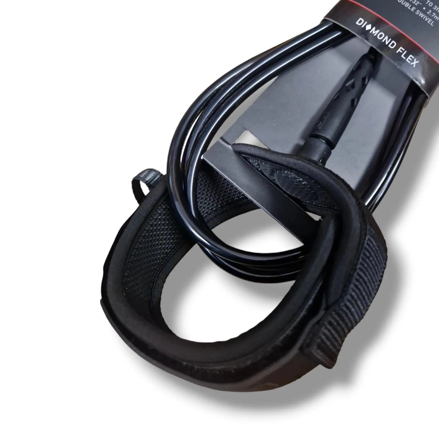 Ocean & Earth 9’0 Longboard Regular Knee Moulded Leash Black - Bob Gnarly Surf