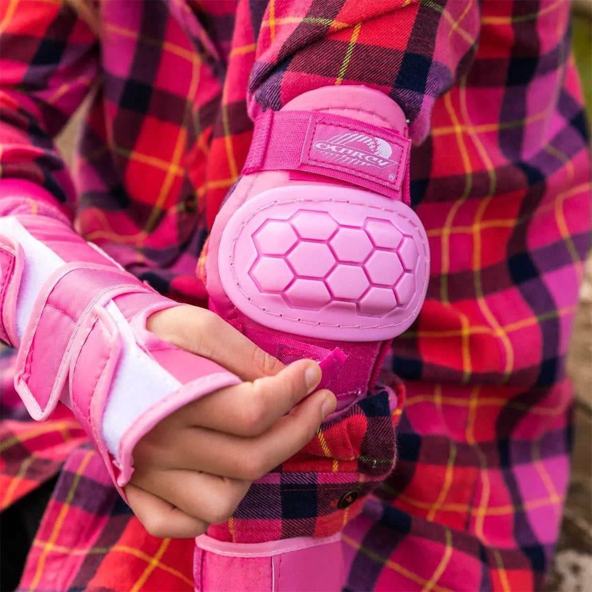 Osprey Kids Skate Pad Complete Set Pink - Bob Gnarly Surf