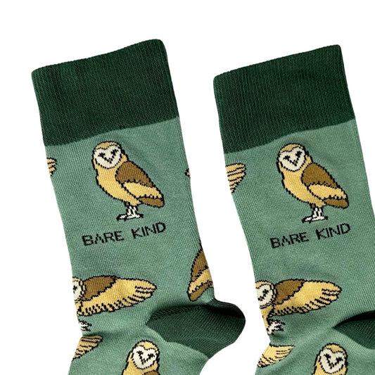 Save the Barn Owls Bamboo Socks Socks Bare Kind