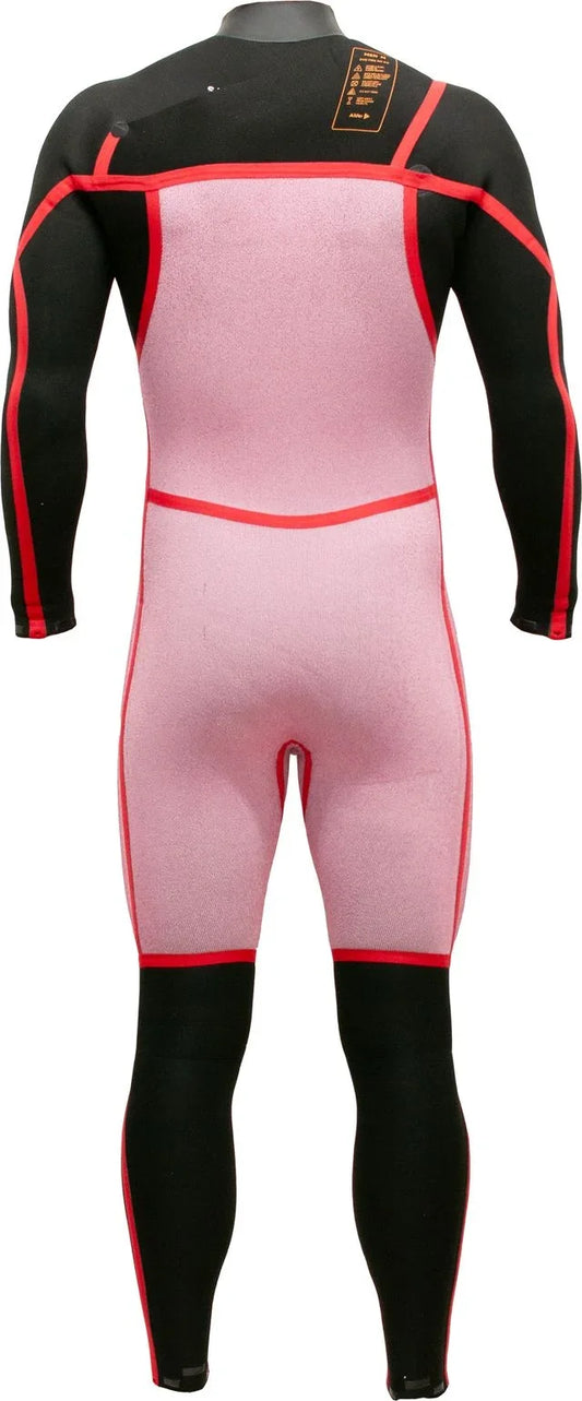 Alder Evo Fire MX Men's 4/3 mm Chest Zip Black Wetsuit Wetsuits Alder