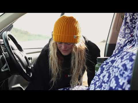 Northcore Double Van Seat Cover Hibiscus